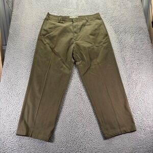 Indigo Palms Chino Pants Mens 40x30 Green Cotton Relaxed Tapered